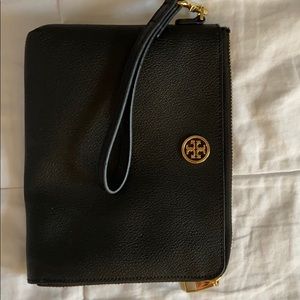 Tory Burch Black Wristlet
